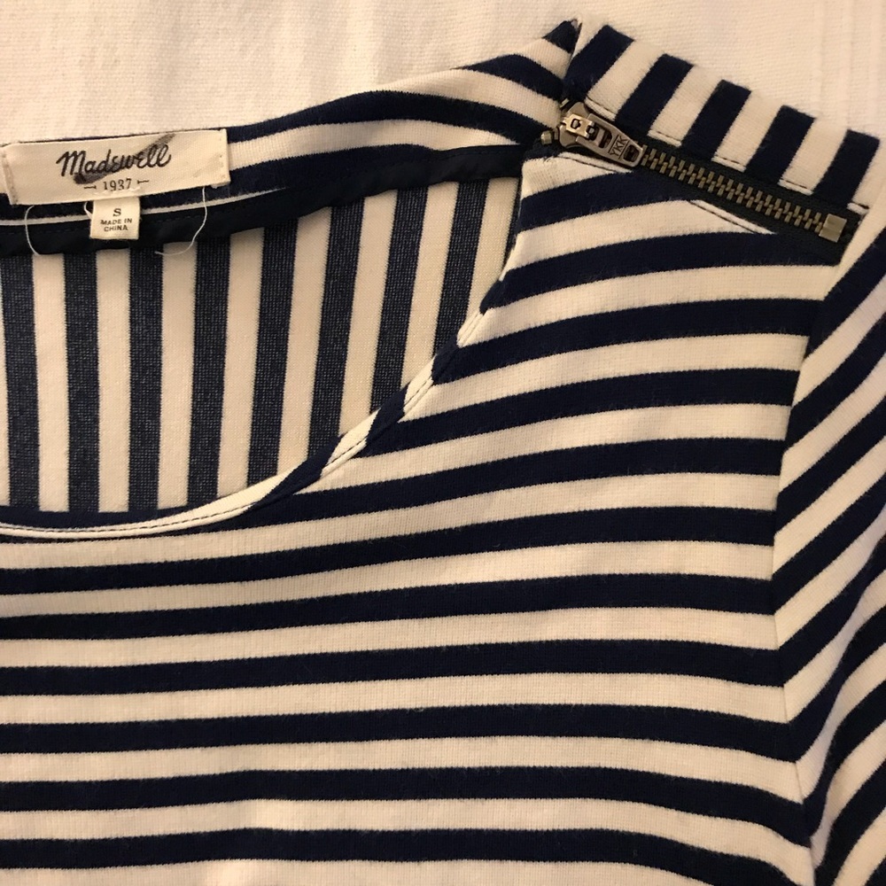 Madewell Mixed Stripe Tee - Picture 3 of 4